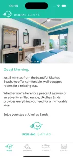 Screenshot of the Ukulhas Sands app